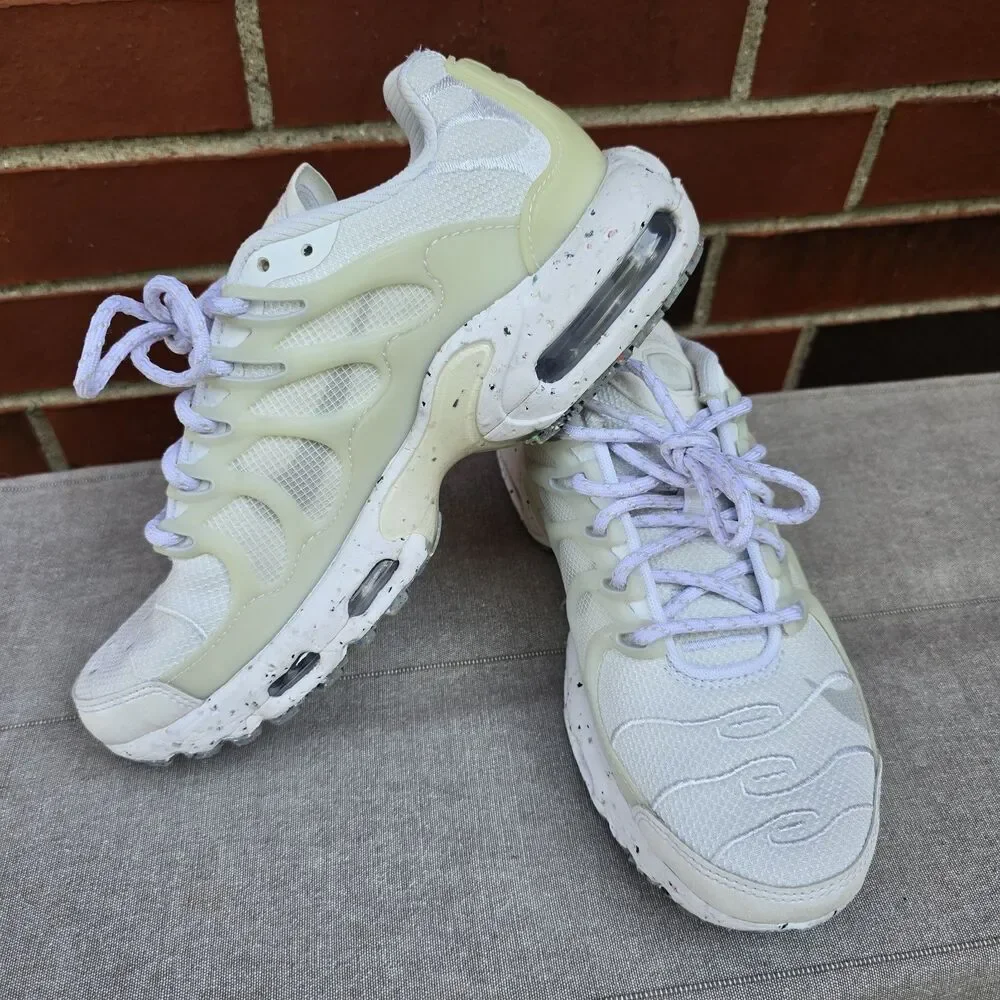 Size 8 - Nike Air Max Plus Terrascape White Pure Platinum 2022 DQ3977-100